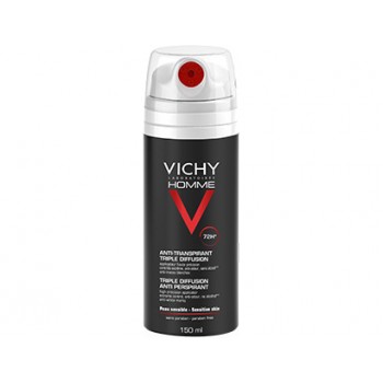 VICHY HOMME Deodorante Anti-Traspirante Tripla Diffusione 72h